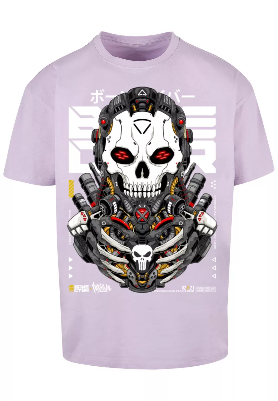 F4NT4STIC T-Shirt "Bone Cyber Punishing Machine CYBERPUNK STYLES", Print günstig online kaufen