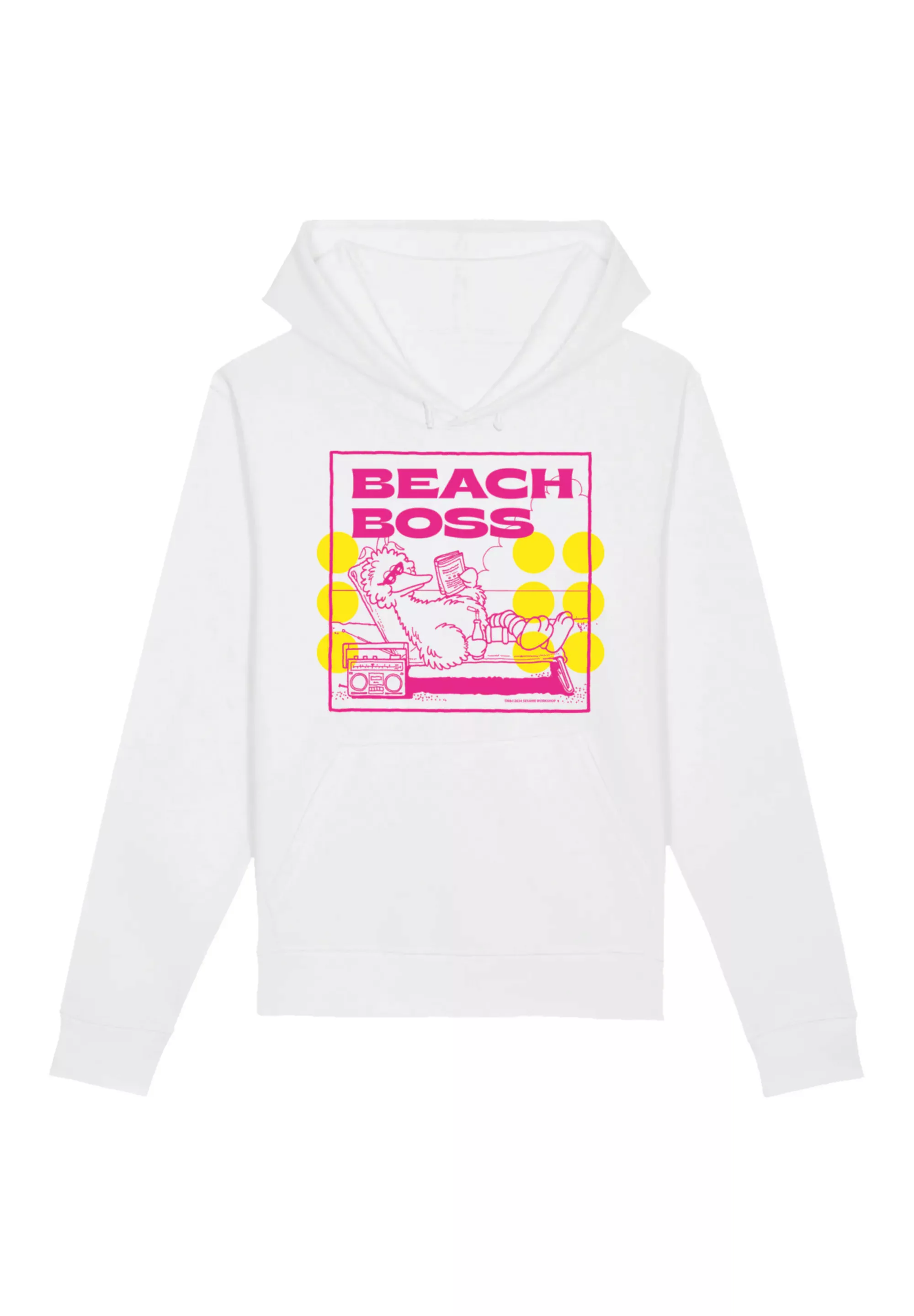 F4NT4STIC Kapuzenpullover "Sesamstraße Bibo Beach Boss", Premium Qualität,N günstig online kaufen