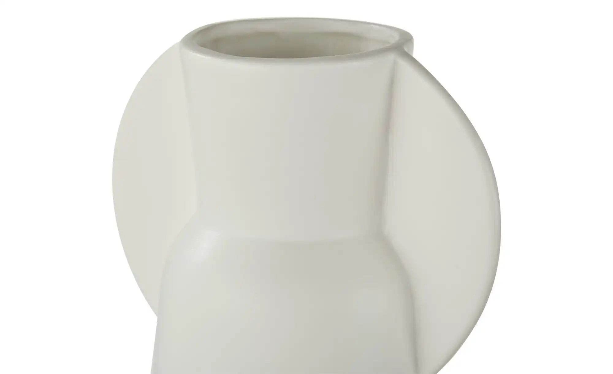 HOME STORY Vase ¦ weiß ¦ Porzellan ¦ Maße (cm): B: 9,5 H: 20,5 Accessoires günstig online kaufen