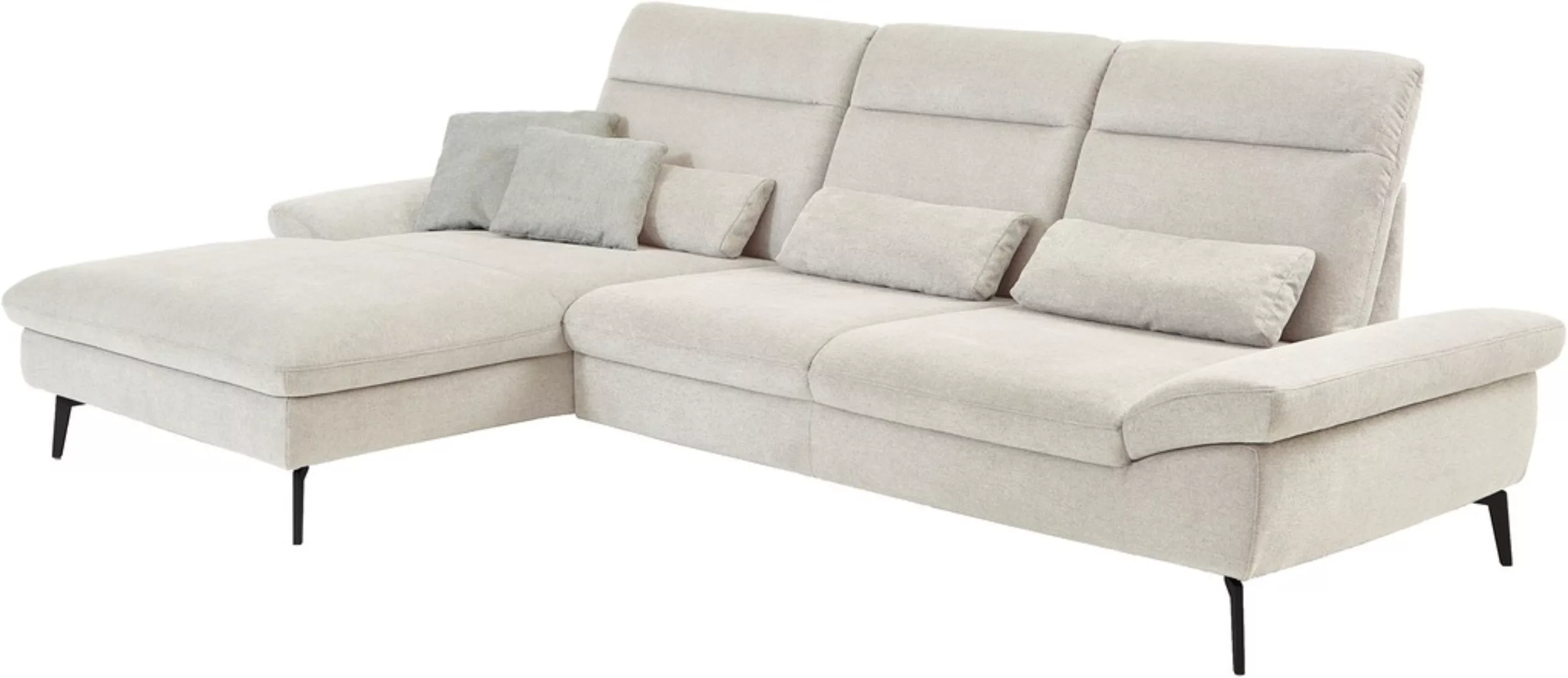 HUKLA Ecksofa "HU-HP22156 L-Form", inkl. Kopfpolsterverstellung, optional m günstig online kaufen