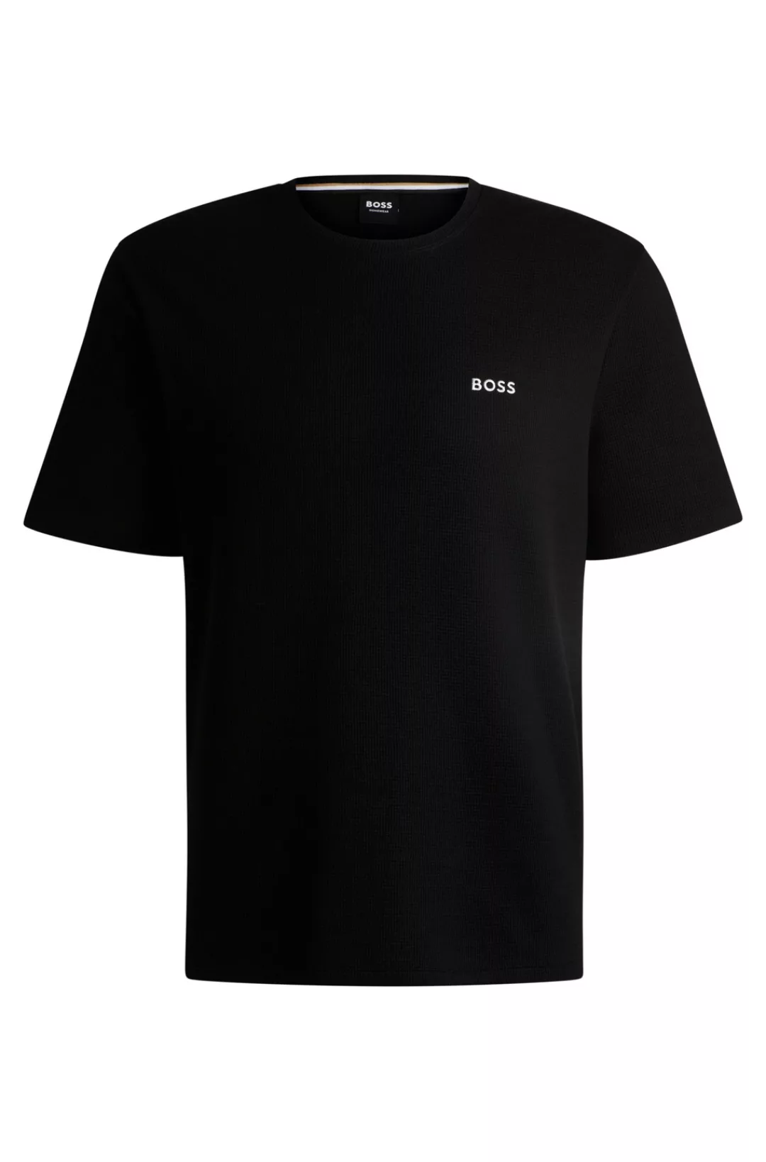 BOSS T-Shirt "Waffle T-Shirt 10242355 01", mit Waffelmuster günstig online kaufen