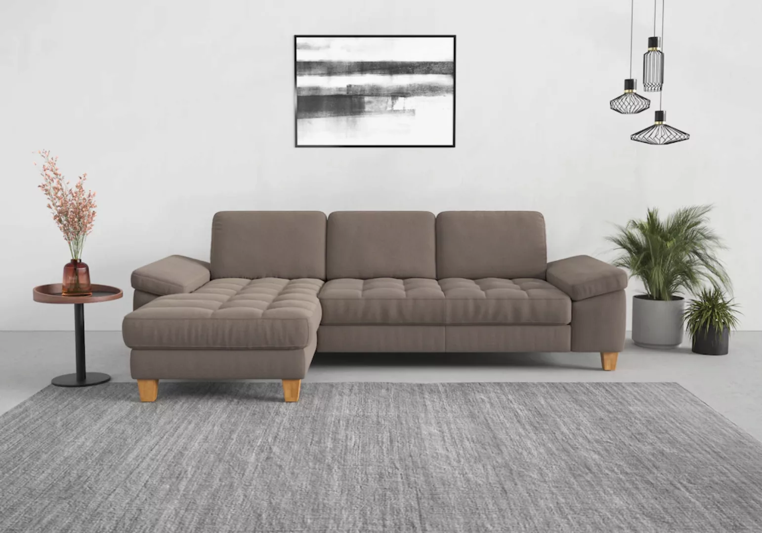 sit&more Ecksofa "Westham L-Form", mit Recamiere, mit oder ohne Bettfunktio günstig online kaufen