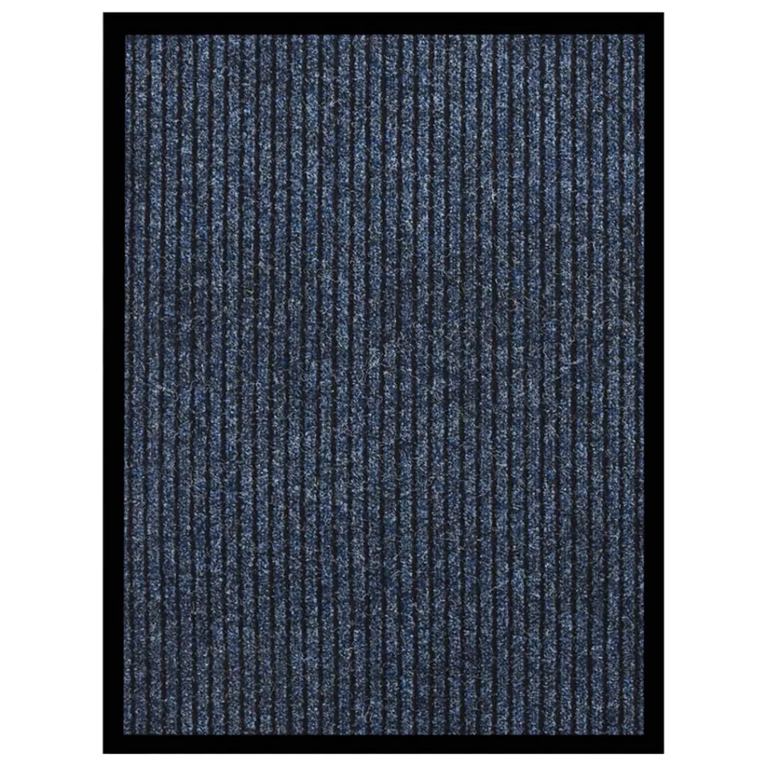 Fußmatte Gestreift Blau 60x80 Cm günstig online kaufen