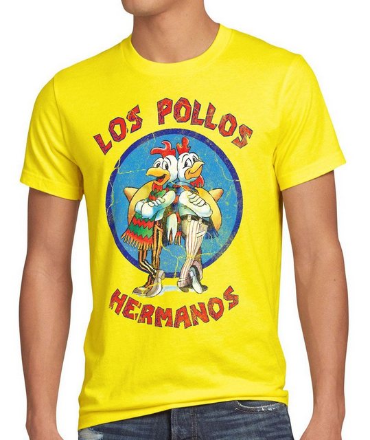 style3 T-Shirt Los Pollos breaking hermanos heisenberg walter bad white chi günstig online kaufen