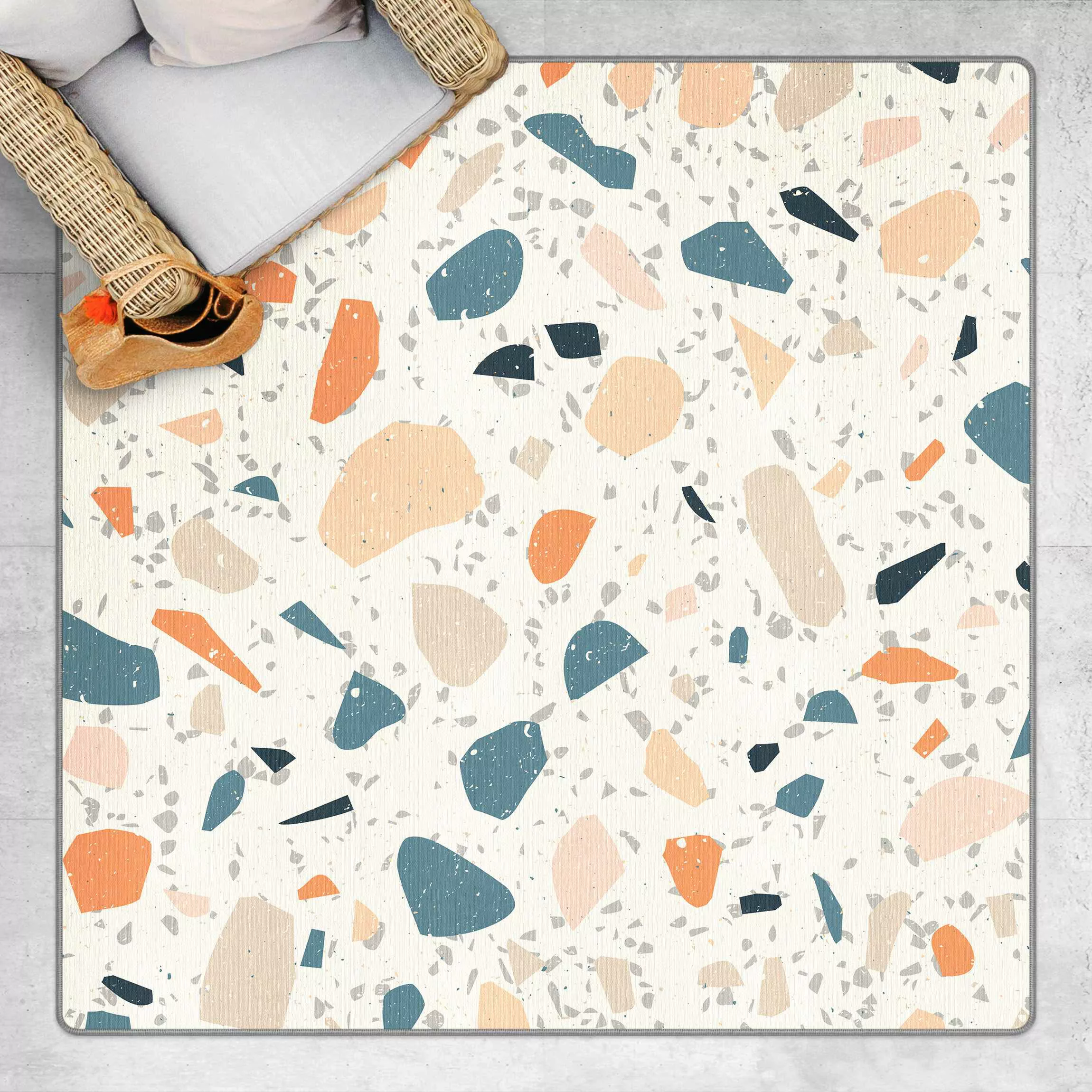 Teppich Detailliertes Terrazzo Muster Asti günstig online kaufen