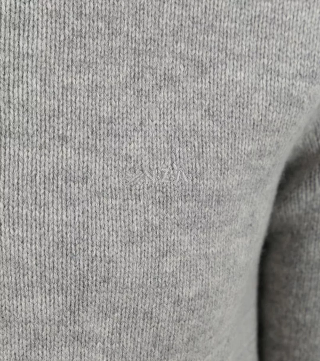 NZA Half Zip Pullover Ohaeawai Wolle Grau - Größe XXL günstig online kaufen