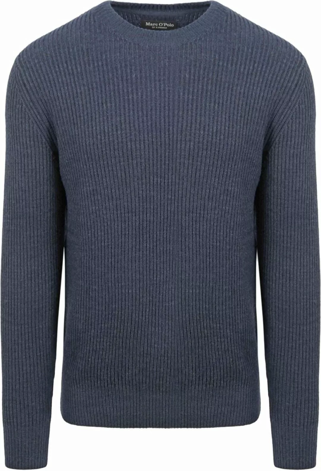 Marc O'Polo Pullover Wool Blend Navy - Größe XXL günstig online kaufen