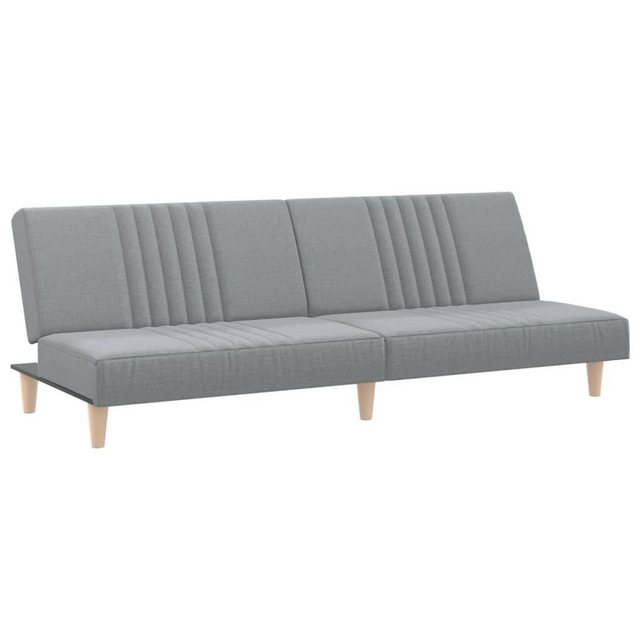 vidaXL Sofa Schlafsofa Hellgrau Stoff Schlafcouch Sofa Couch Gästebett günstig online kaufen