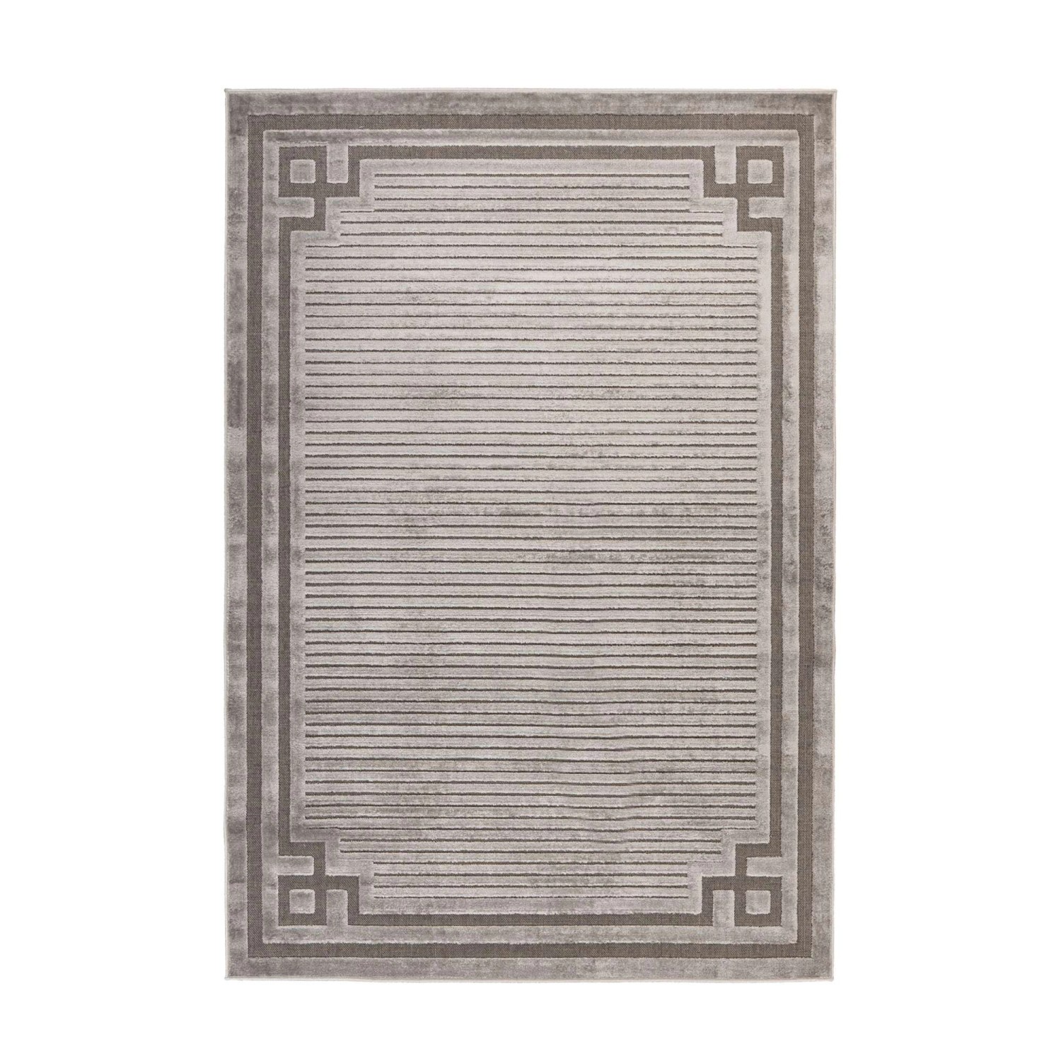 MeGusta Kurzflor Teppich Uni Modern Grau 120x170 cm Mariana günstig online kaufen
