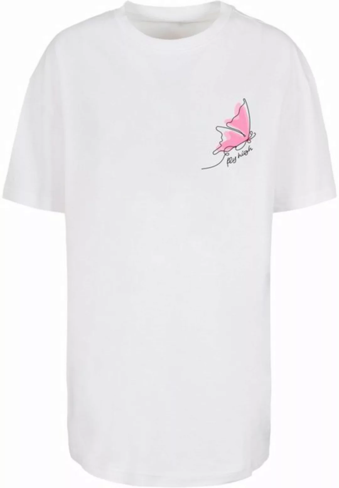 Merchcode T-Shirt "Merchcode Damen Ladies Fly High Oversized Boyfriend Tee" günstig online kaufen