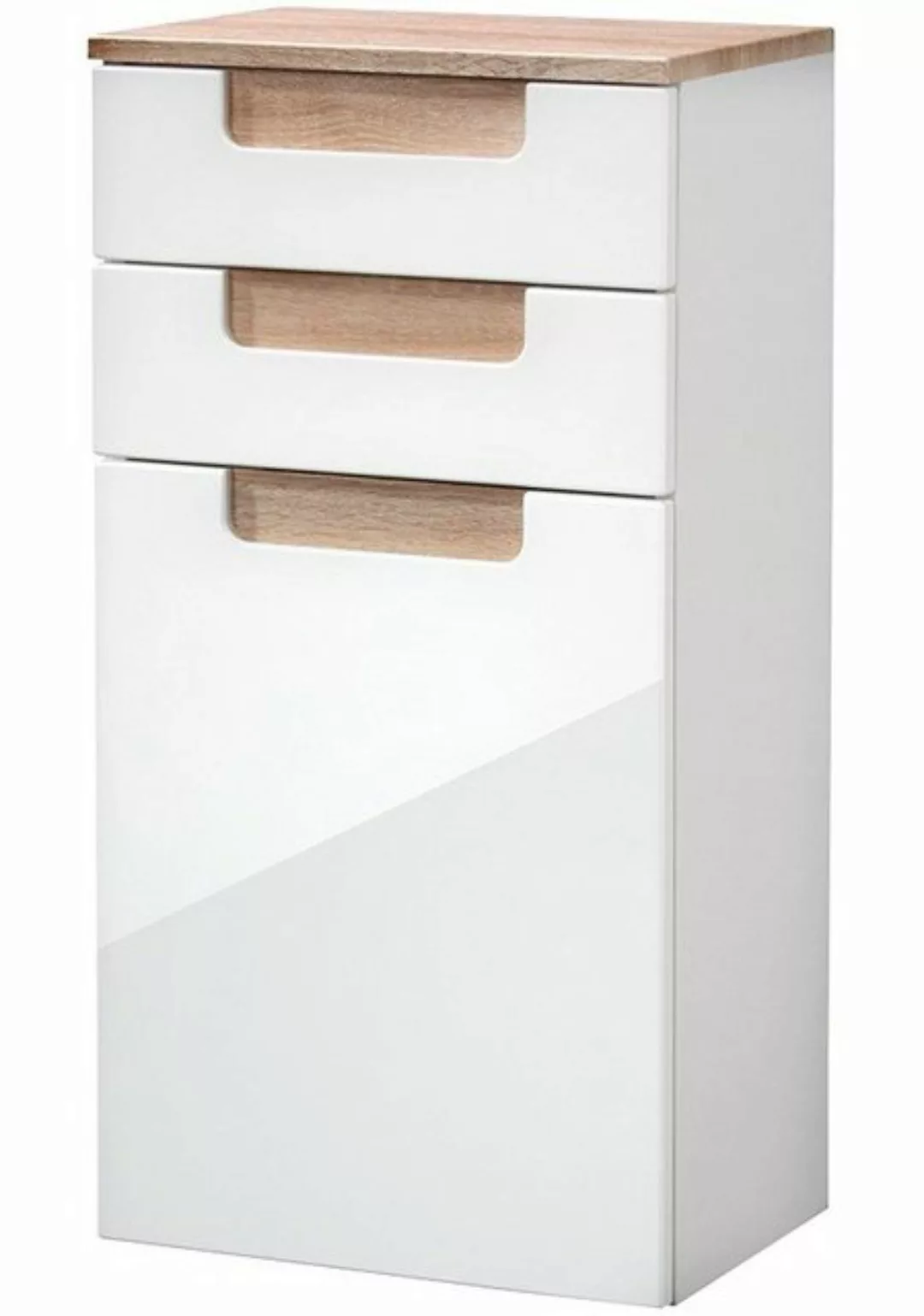 welltime Unterschrank Siena Breite 40 cm, mit hochglänzenden Fronten günstig online kaufen