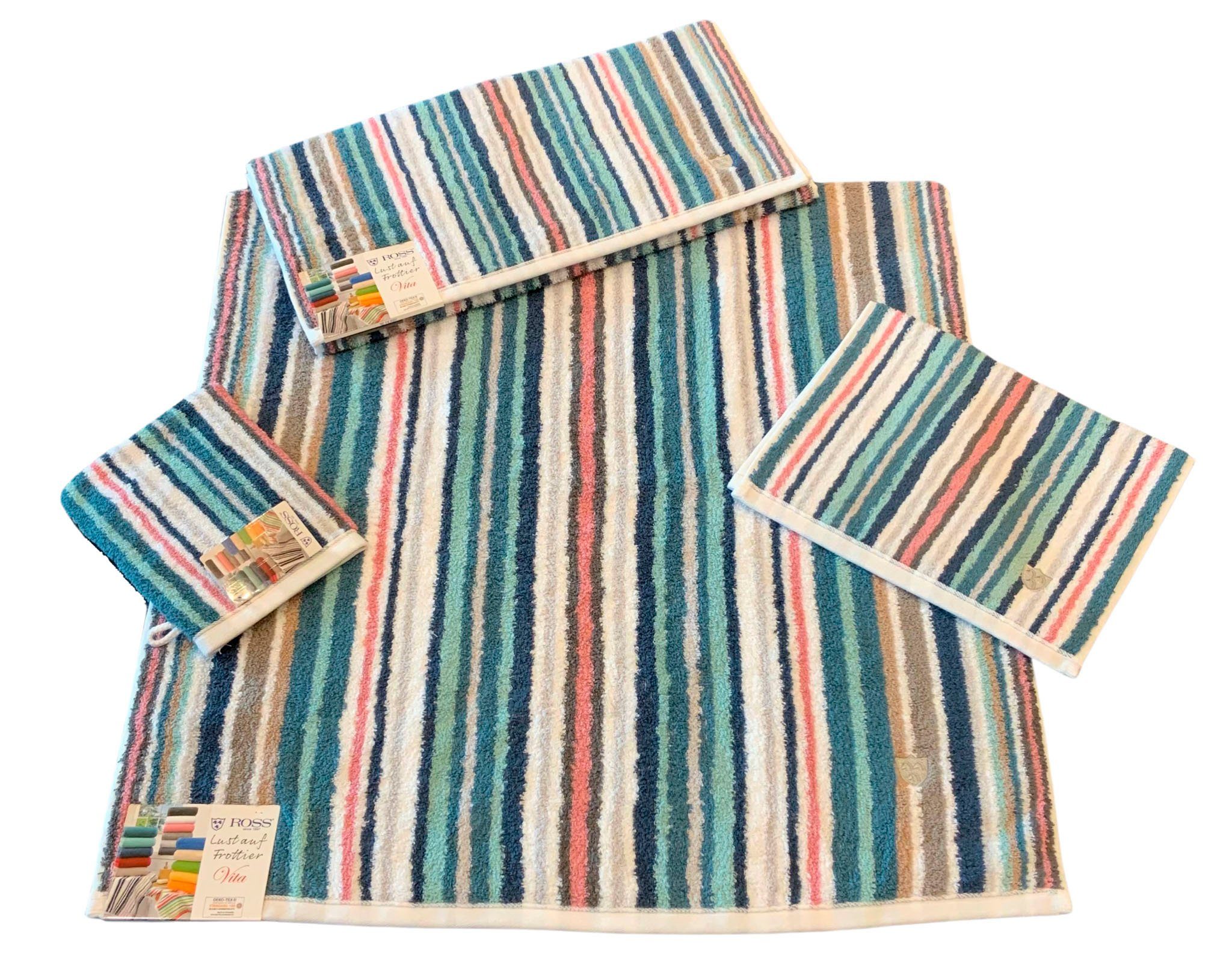 ROSS Gästehandtücher Multicolor, Frottier (6-St), mit günstig online kaufen