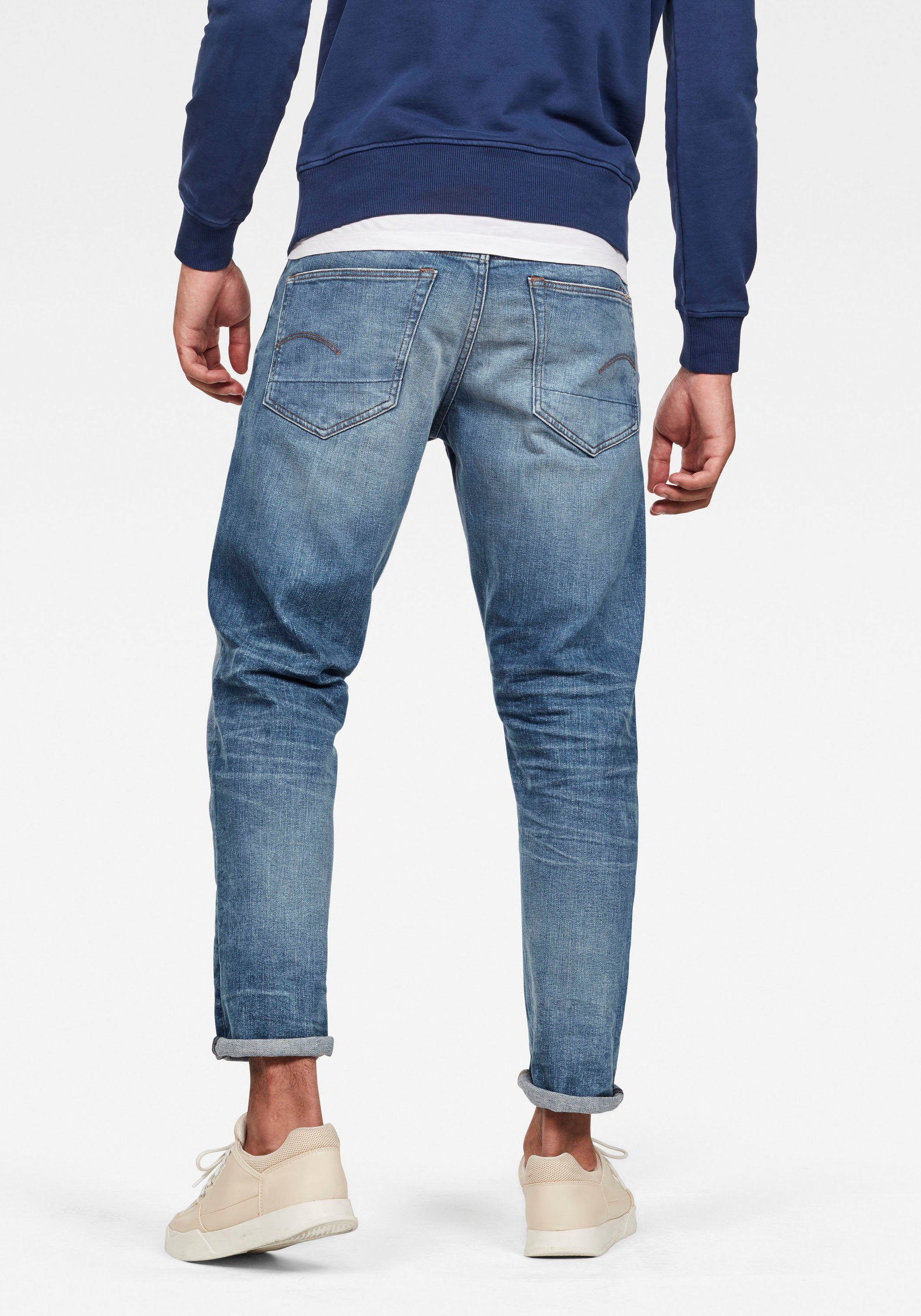G-STAR Regular-fit-Jeans "3301 Straight Tapered" günstig online kaufen