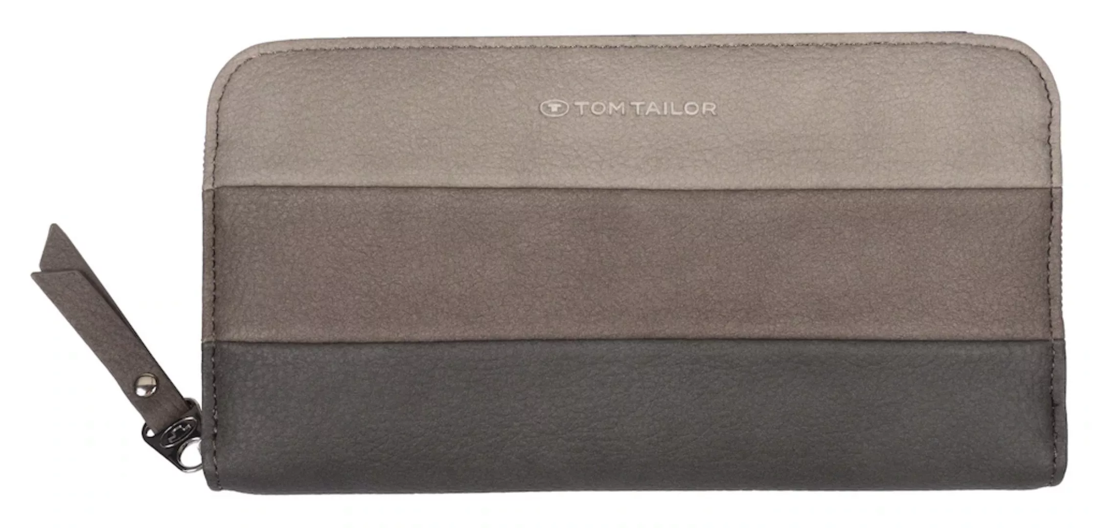 TOM TAILOR Geldbörse "ELLEN Long zip wallet", im modischen Streifendesign günstig online kaufen