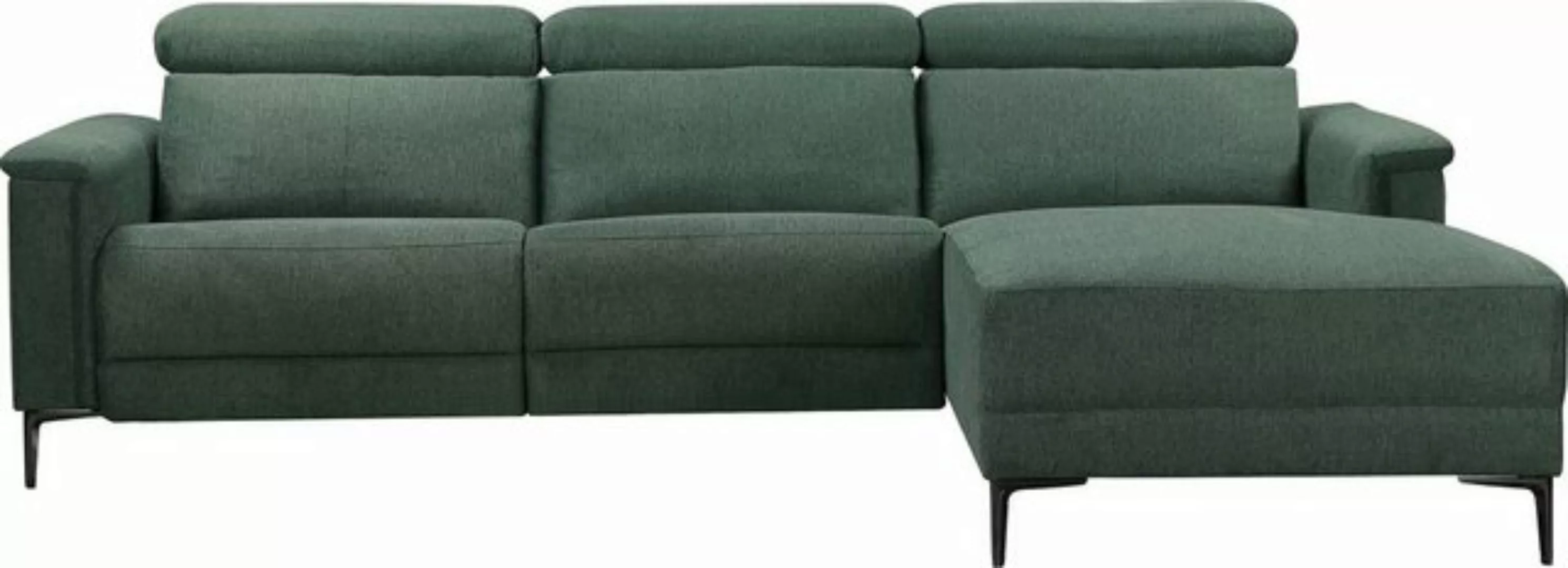 Places of Style Ecksofa Lund, L-Form, 261cm, mit man. o. elektr. Relaxfunkt günstig online kaufen