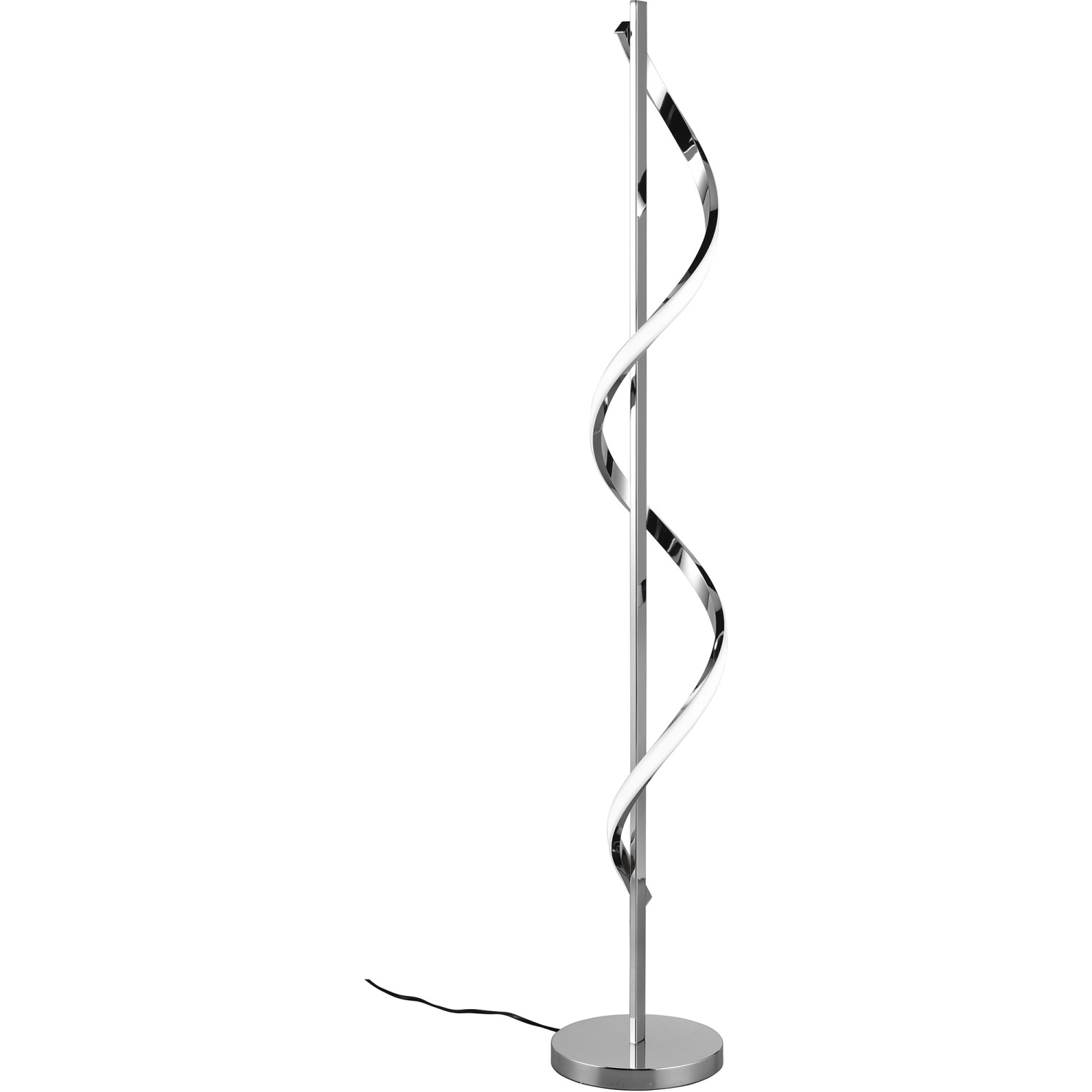 Reality LED-Stehleuchte R42201106 Isabel Chrom Metall H/D: ca. 120x20 cm 1 günstig online kaufen