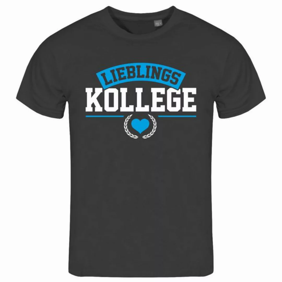 deinshirt Print-Shirt Herren T-Shirt Lieblingskollege Funshirt mit Motiv günstig online kaufen