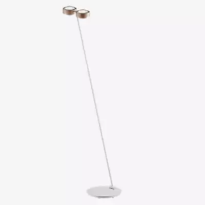 Occhio Sento Terra 180 D Stehleuchte LED, Kopf gold matt/Body weiß matt - 3 günstig online kaufen