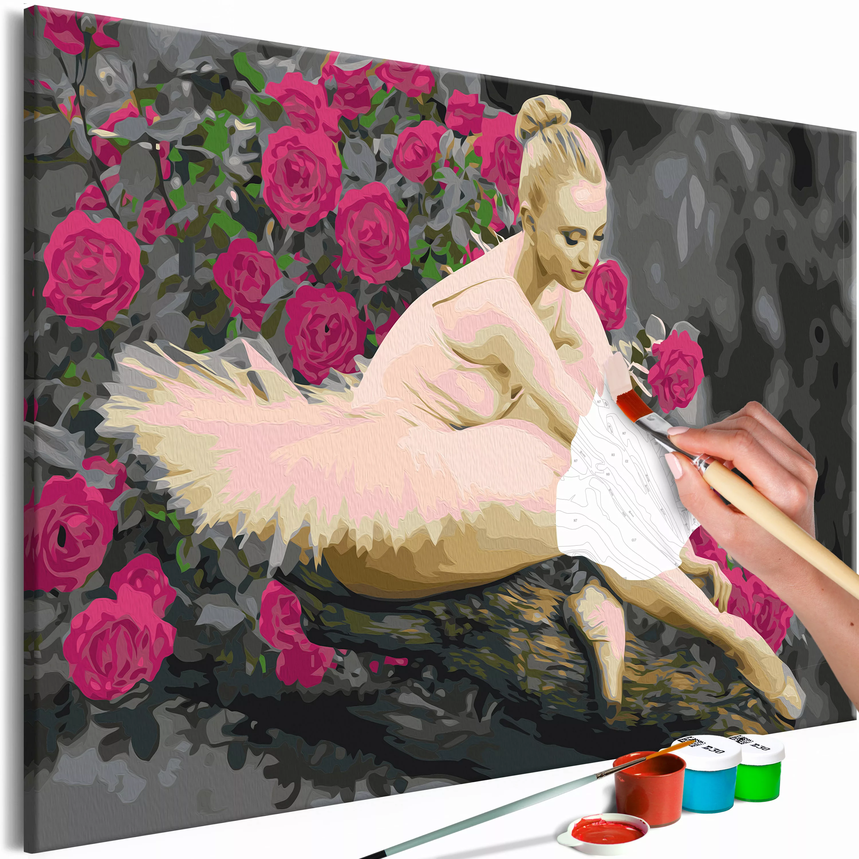 Malen Nach Zahlen - Rose Ballerina günstig online kaufen