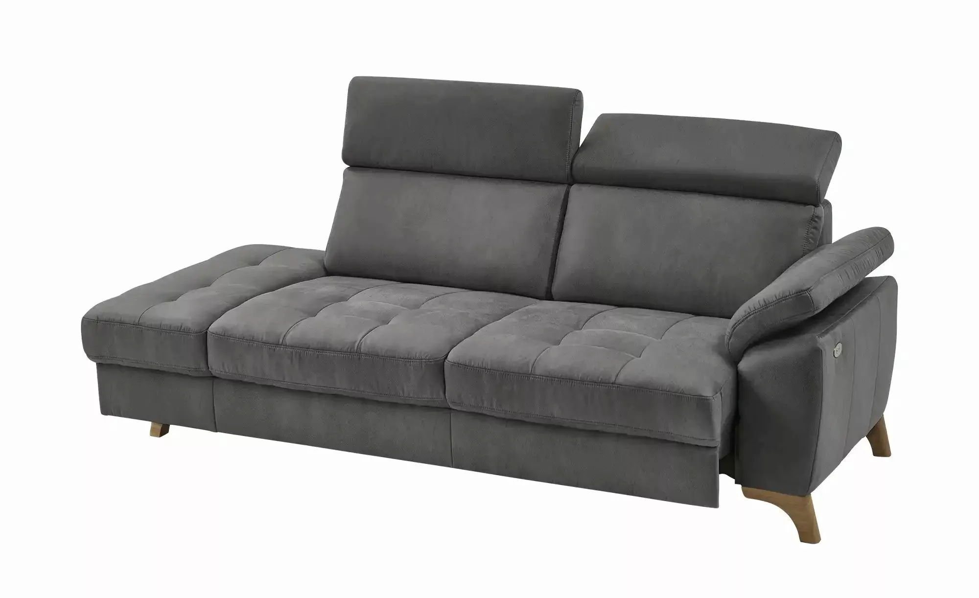 meinSofa Recamiére  Chloris ¦ grau ¦ Maße (cm): B: 221 H: 107 T: 102 Polste günstig online kaufen