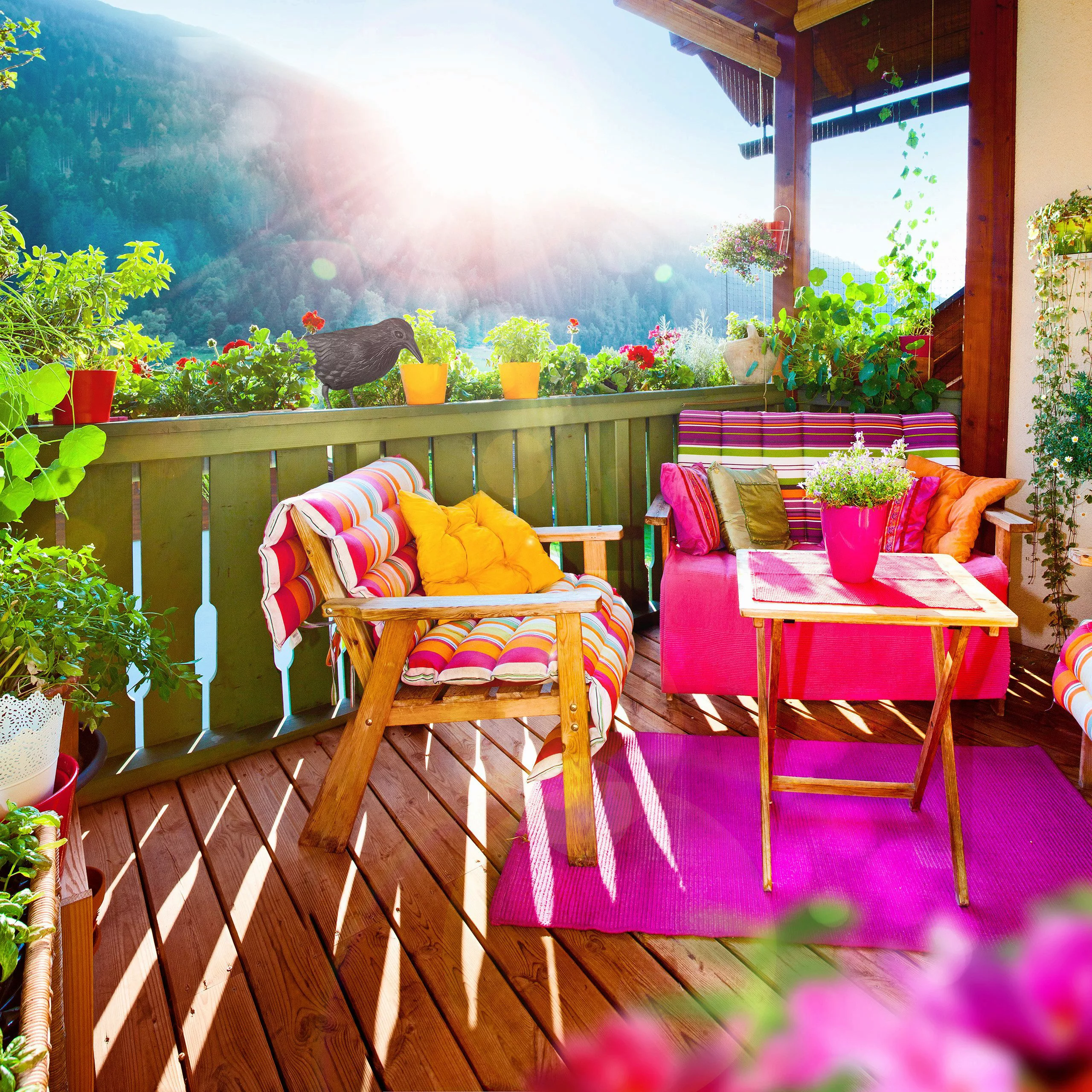 relaxdays Gartenfigur 2 x Taubenschreck Krähe günstig online kaufen