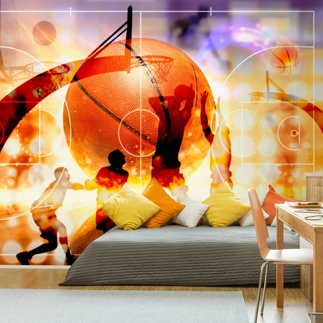 Selbstklebende Fototapete - Basketball günstig online kaufen