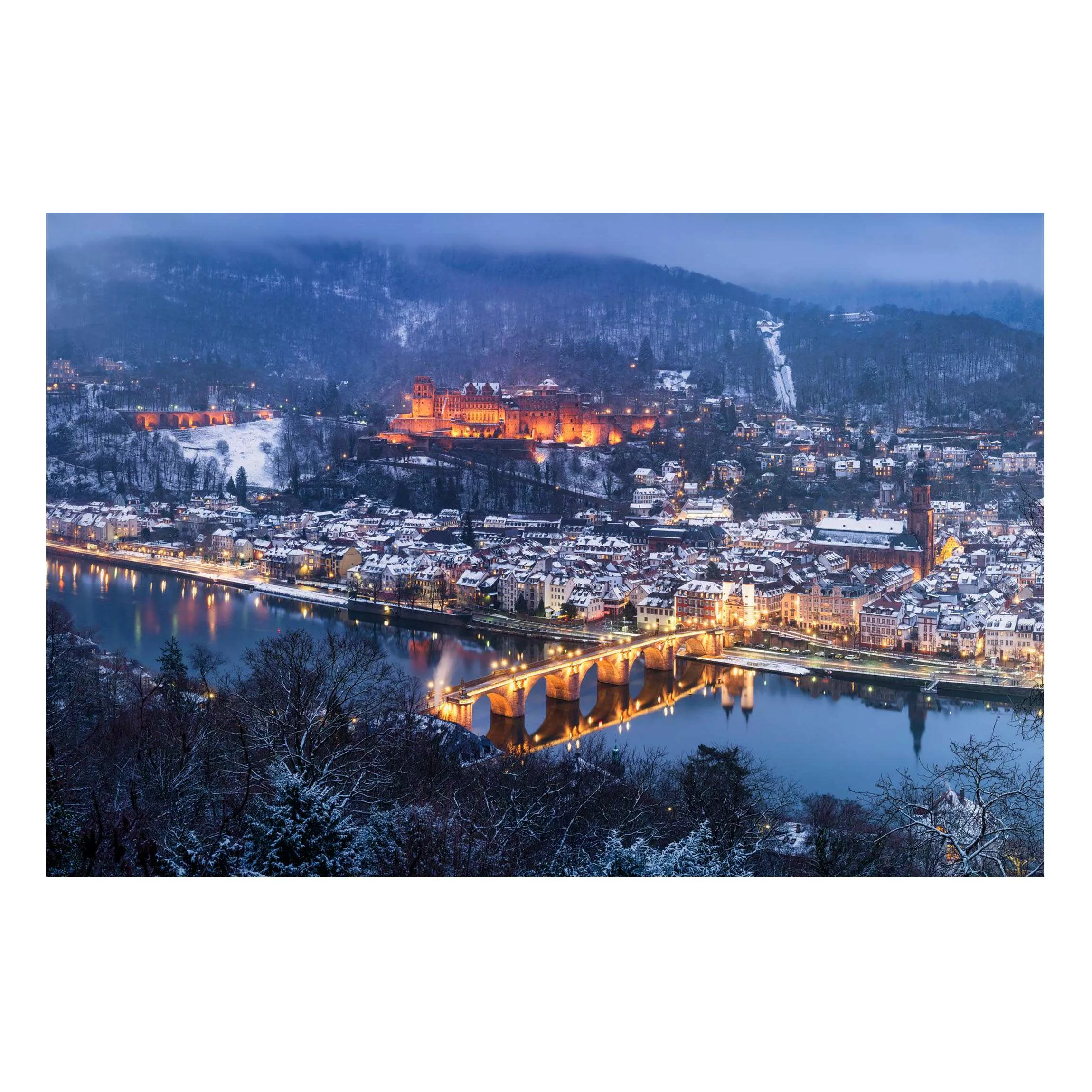 Magnettafel Winterliches Heidelberg günstig online kaufen
