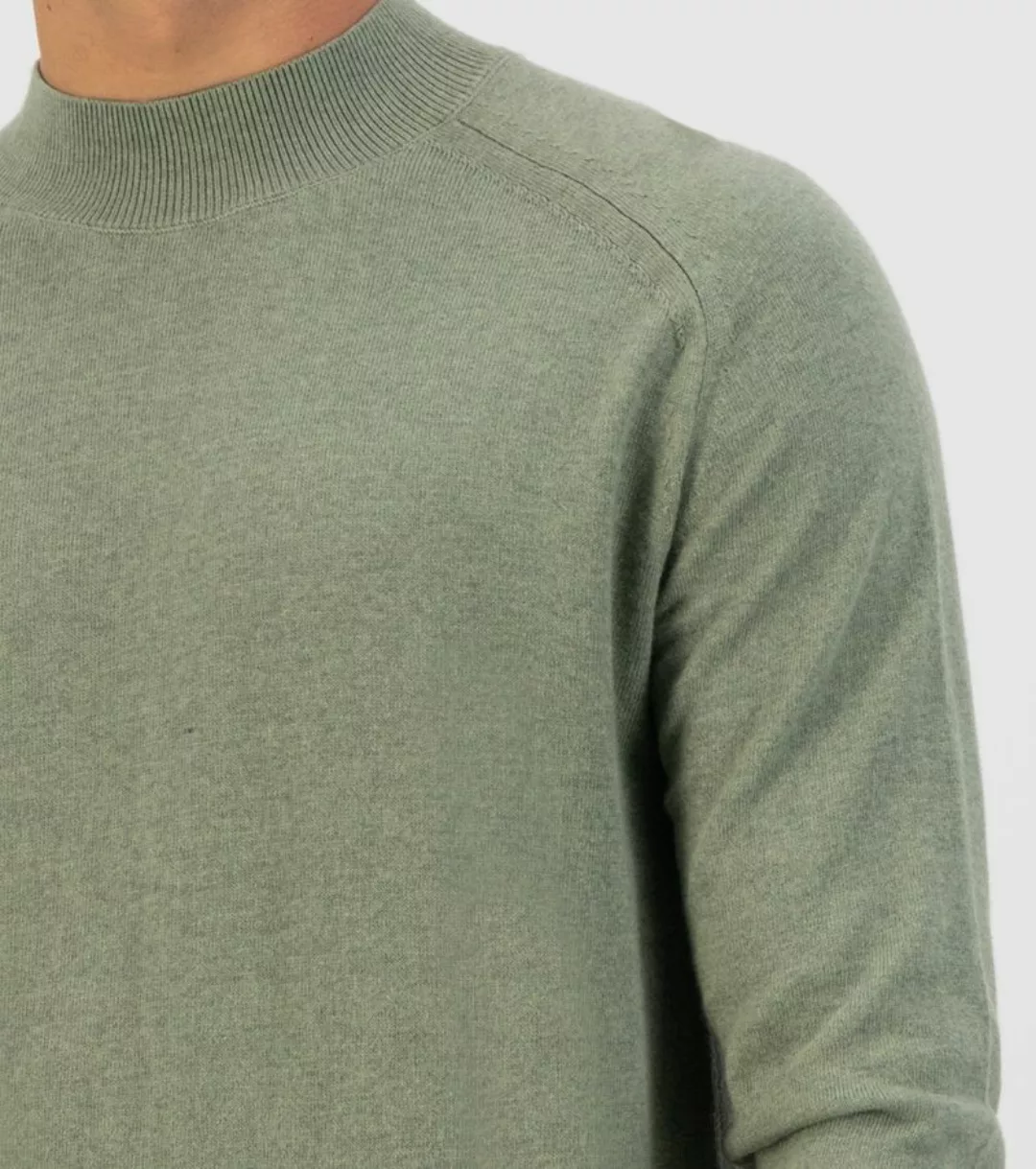 Dstrezzed Turtleneck Pullover Grün - Größe L günstig online kaufen