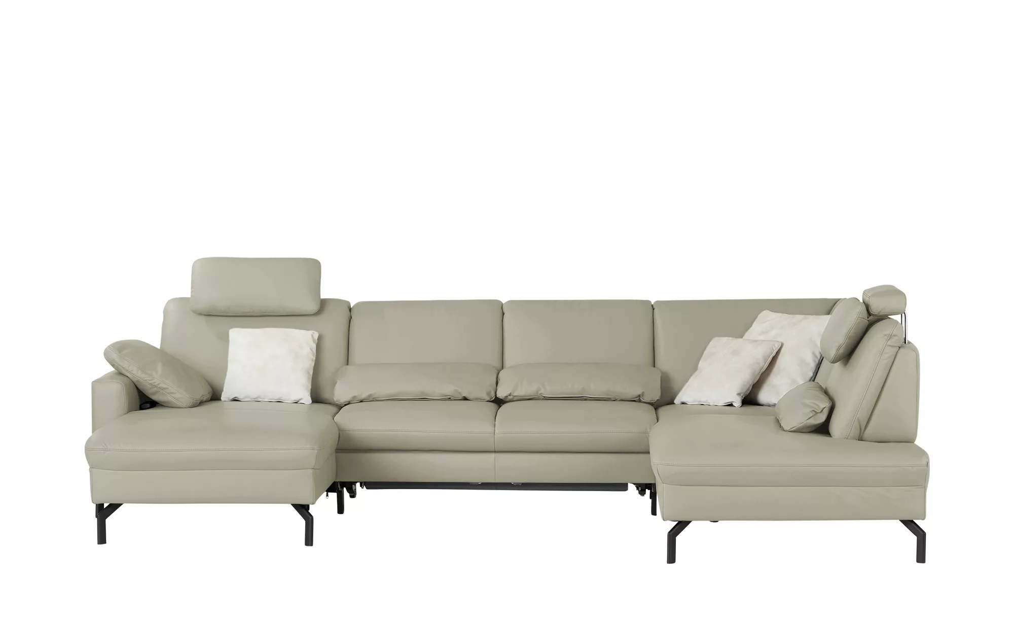 meinSofa Wohnlandschaft  Grace ¦ grau ¦ Maße (cm): B: 332 H: 89 T: 220 Pols günstig online kaufen