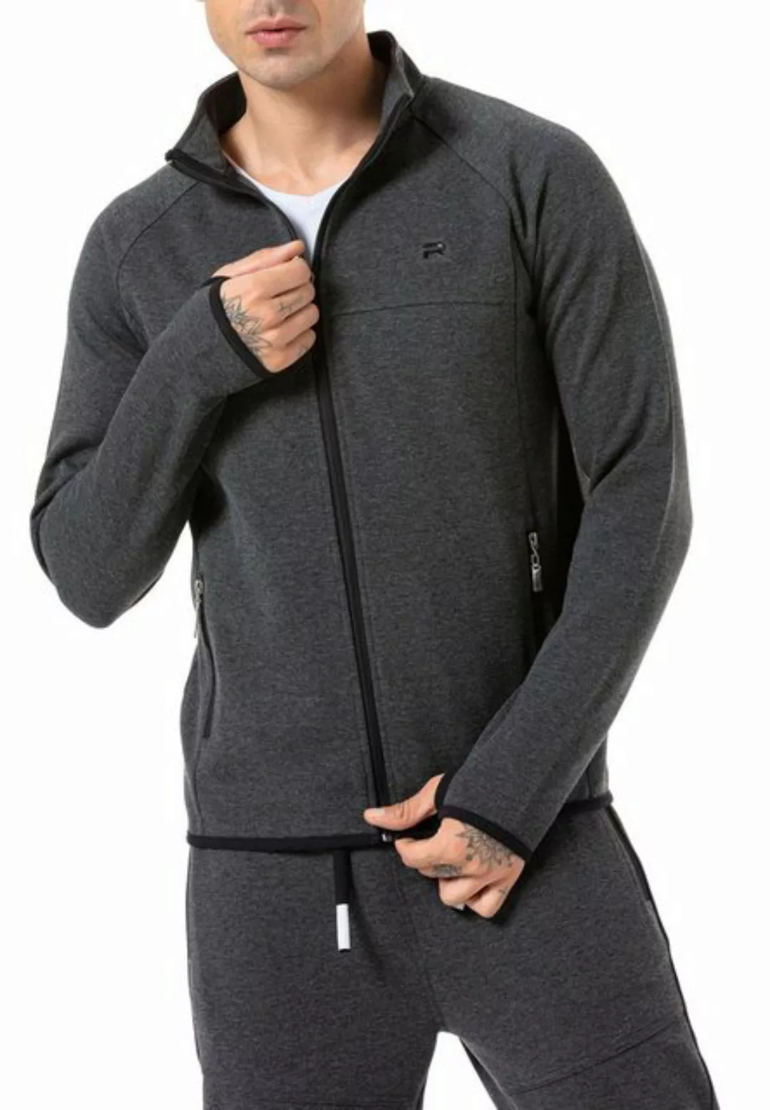 RedBridge Sweatjacke mit Zipper und Taschen - Ideal für Sport und Freizeit günstig online kaufen