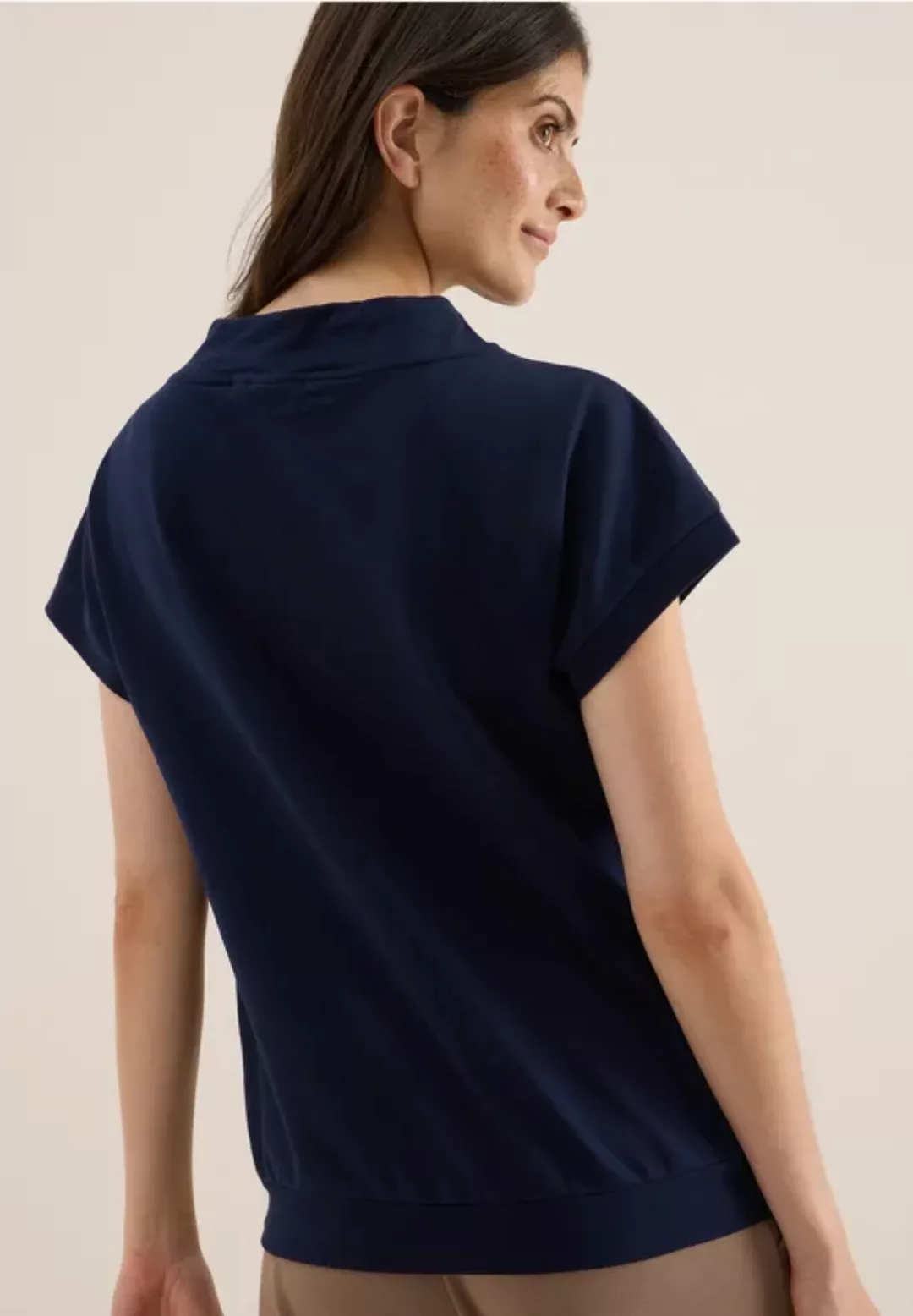 Funnel Neck T-Shirt günstig online kaufen