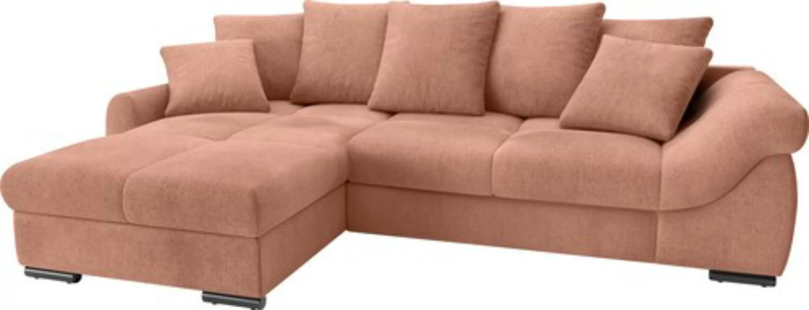 Mr. Couch Ecksofa "Livorno DuraFlex", inkl. Hochschläfer-Bettauszug, XL-Bet günstig online kaufen