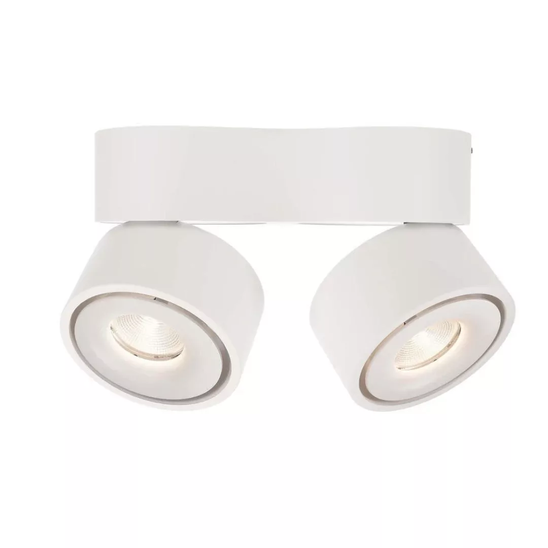 LED Deckenleuchte Uni II Double in Weiß 2x 10W 1350lm günstig online kaufen