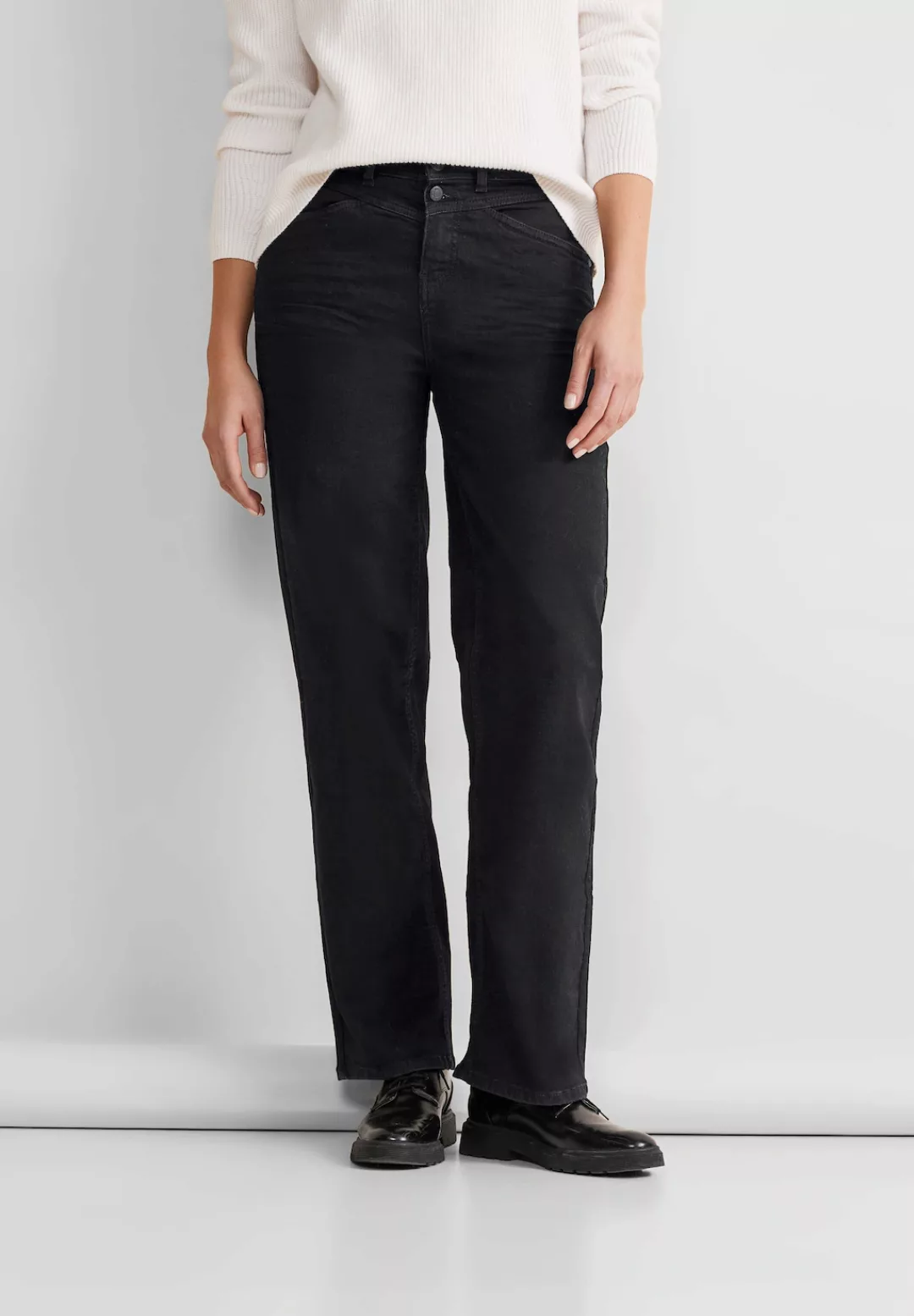 STREET ONE Comfort-fit-Jeans, High Waist günstig online kaufen