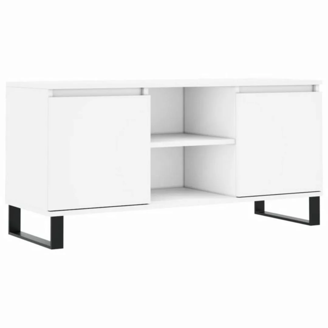 vidaXL TV-Schrank TV-Schrank Weiß 104x35x50 cm Spanplatte günstig online kaufen