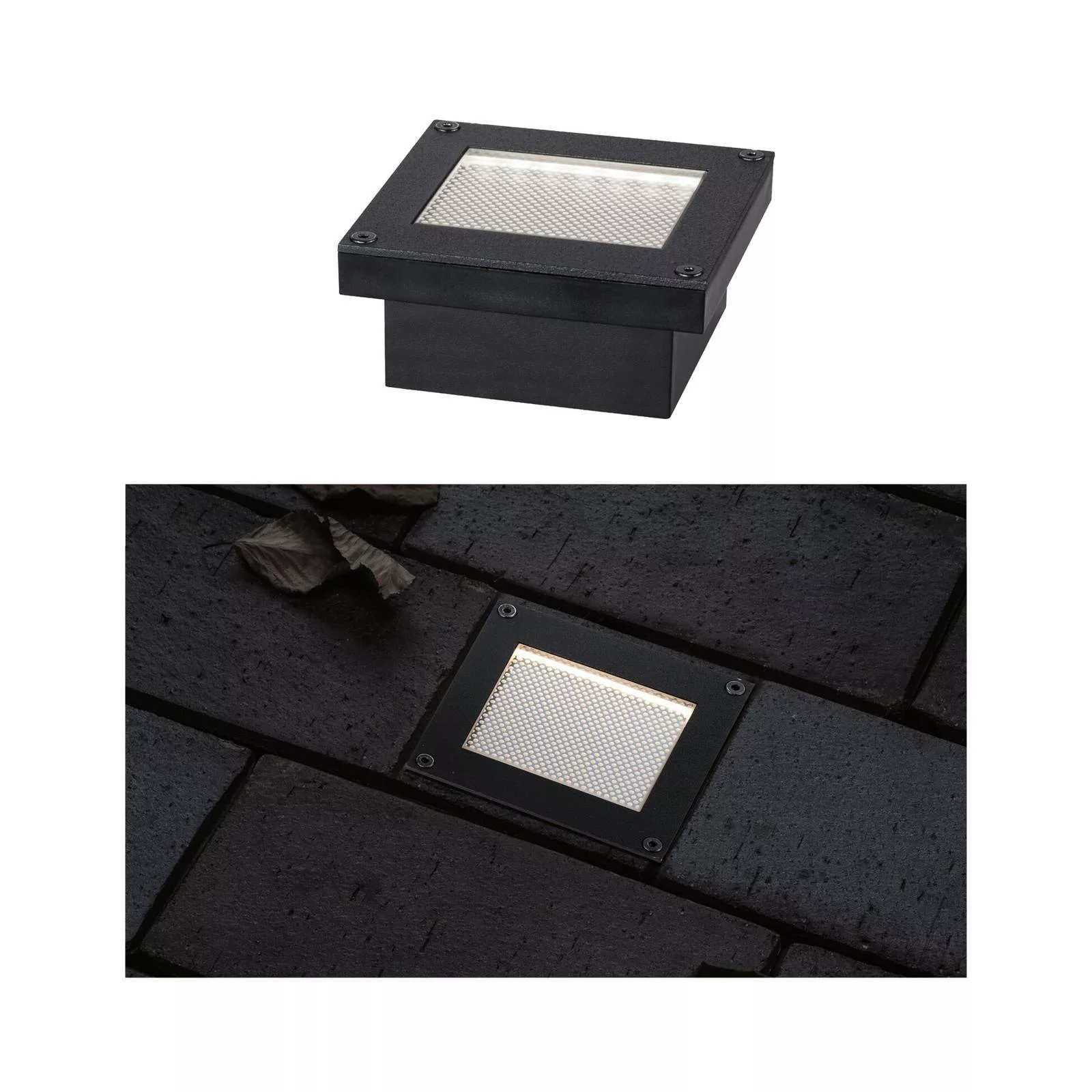 Paulmann Domenic LED-Solar-Bodeneinbaulampe 8x8cm günstig online kaufen