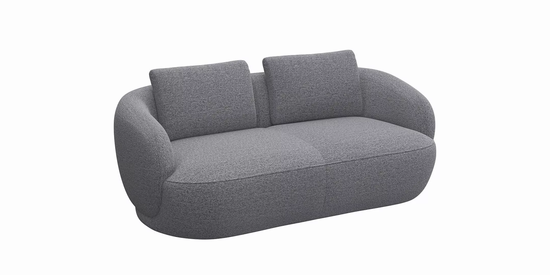 FLEXLUX 2,5-Sitzer »Torino, rund, Couch, Loveseat,«, Modernes, organisches günstig online kaufen