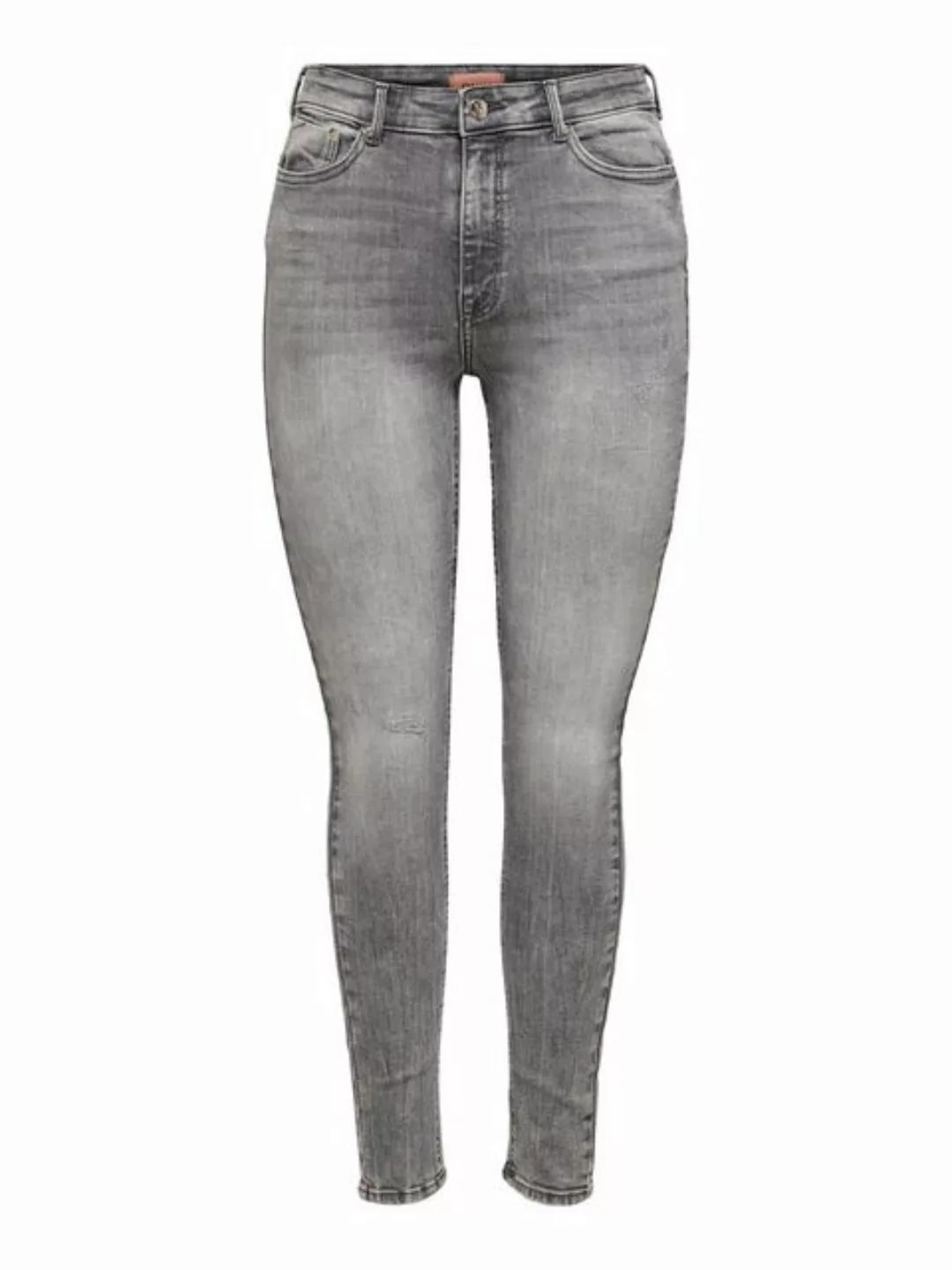 Only Damen Jeans ONLPAOLA LIFE HW SKINNY AZG852 - Skinny Fit - Grau - Mediu günstig online kaufen