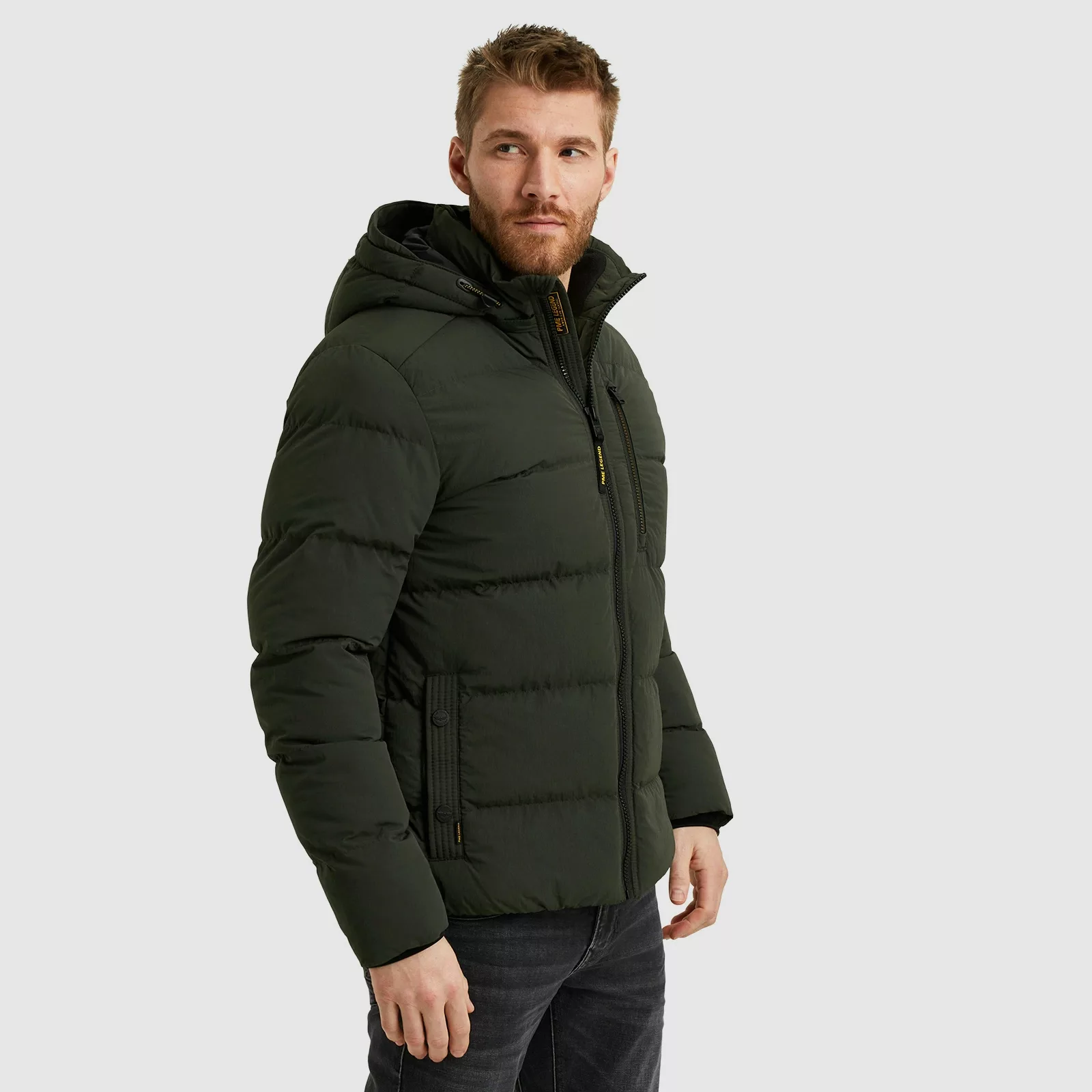 PME LEGEND Steppjacke "Short jacket BREWSTER Crunchy", mit Kapuze, mit abne günstig online kaufen