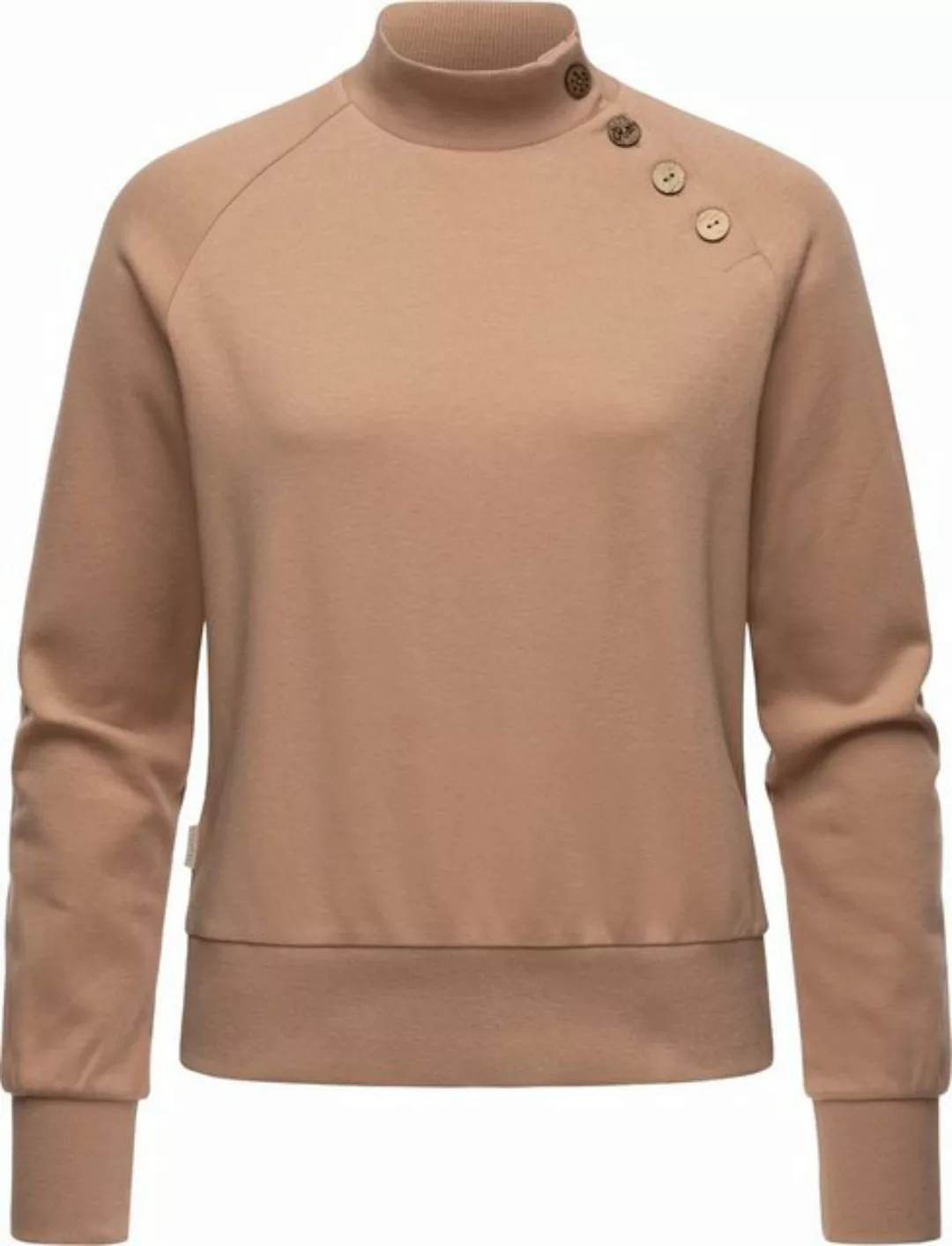 Ragwear Sweatshirt Majjorka Solid Damen Langarmshirt mit Rippbündchen und Z günstig online kaufen