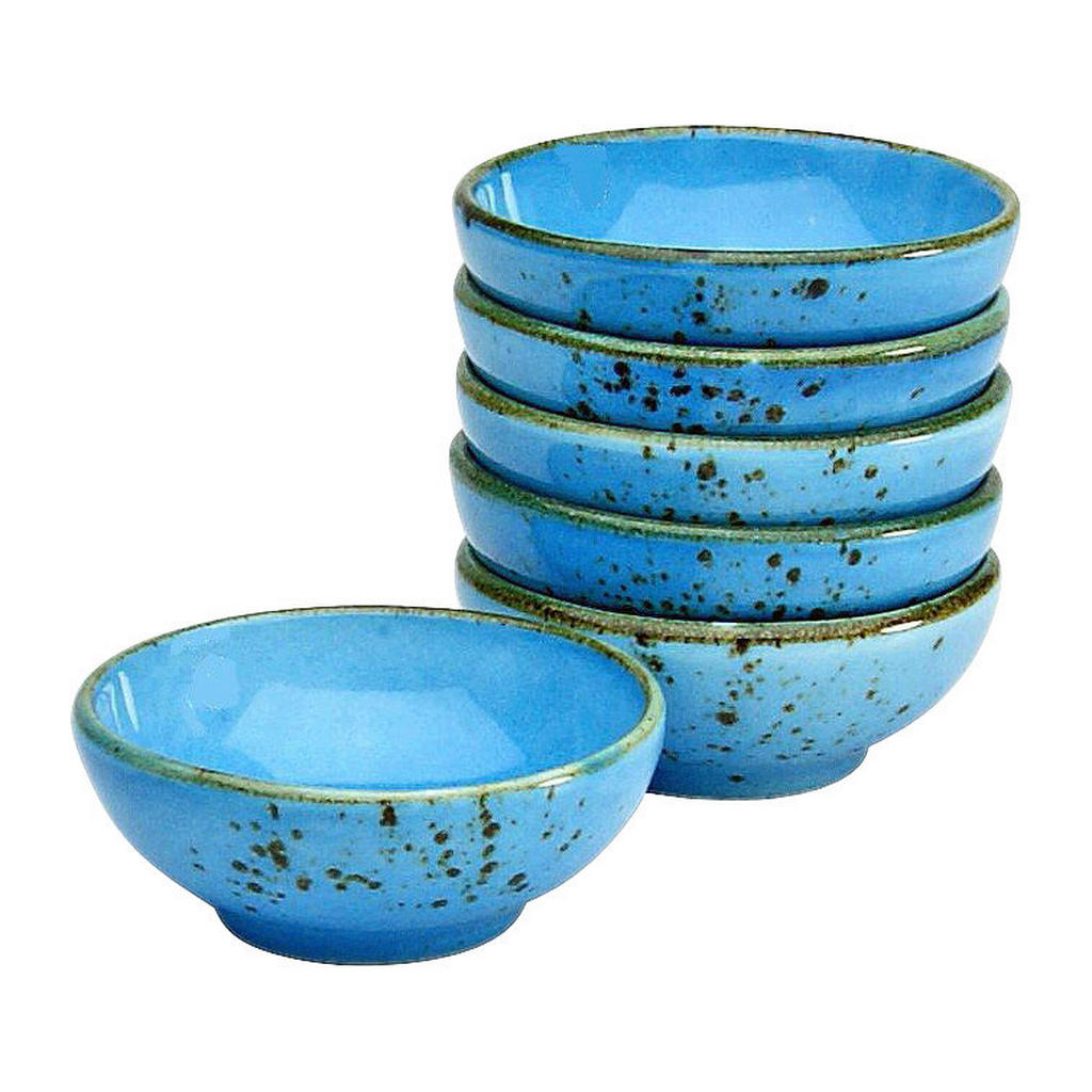 CreaTable Schalen-Set NATURE COLLECTION hellblau Steinzeug D: ca. 8 cm günstig online kaufen