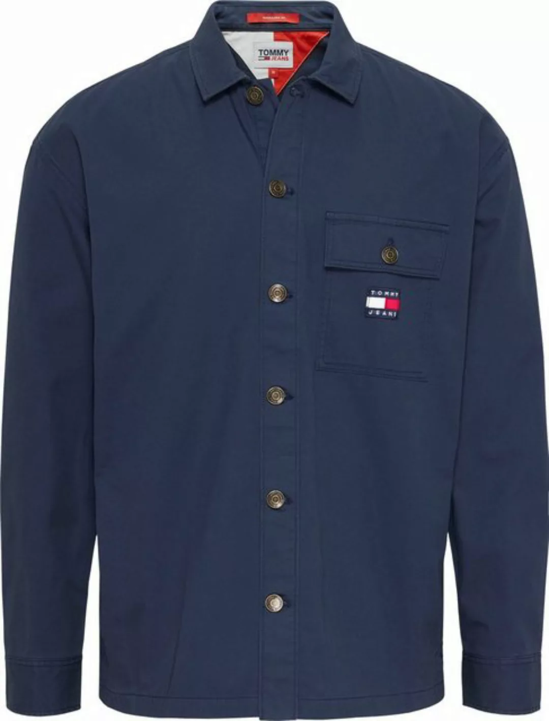 Tommy Jeans Langarmhemd TJM CLASSIC SOLID OVERSHIRT günstig online kaufen