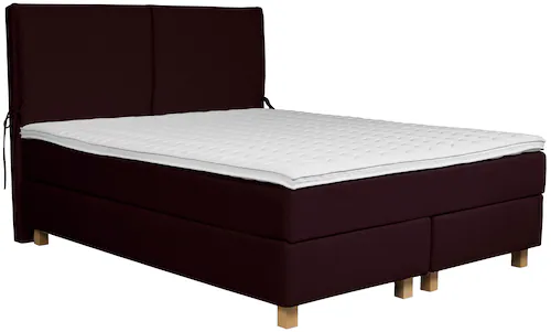 Home affaire Boxspringbett »Nele«, inkl. Topper im schlichtem Design günstig online kaufen