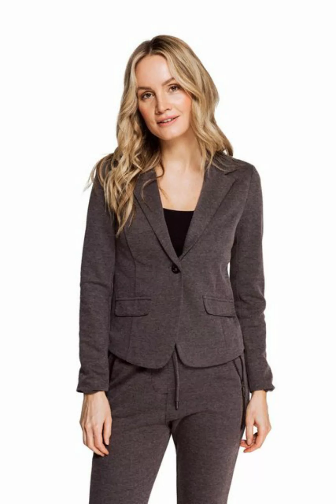 Zhrill Jackenblazer Blazer BETSY Brown angenehmer Tragekomfort günstig online kaufen