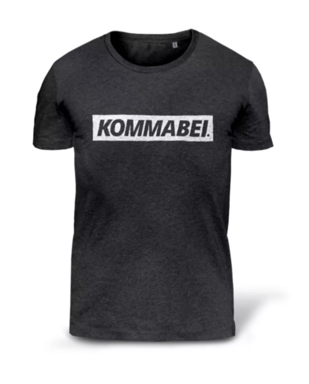 Herren T-shirt Block Logo Kommabei günstig online kaufen