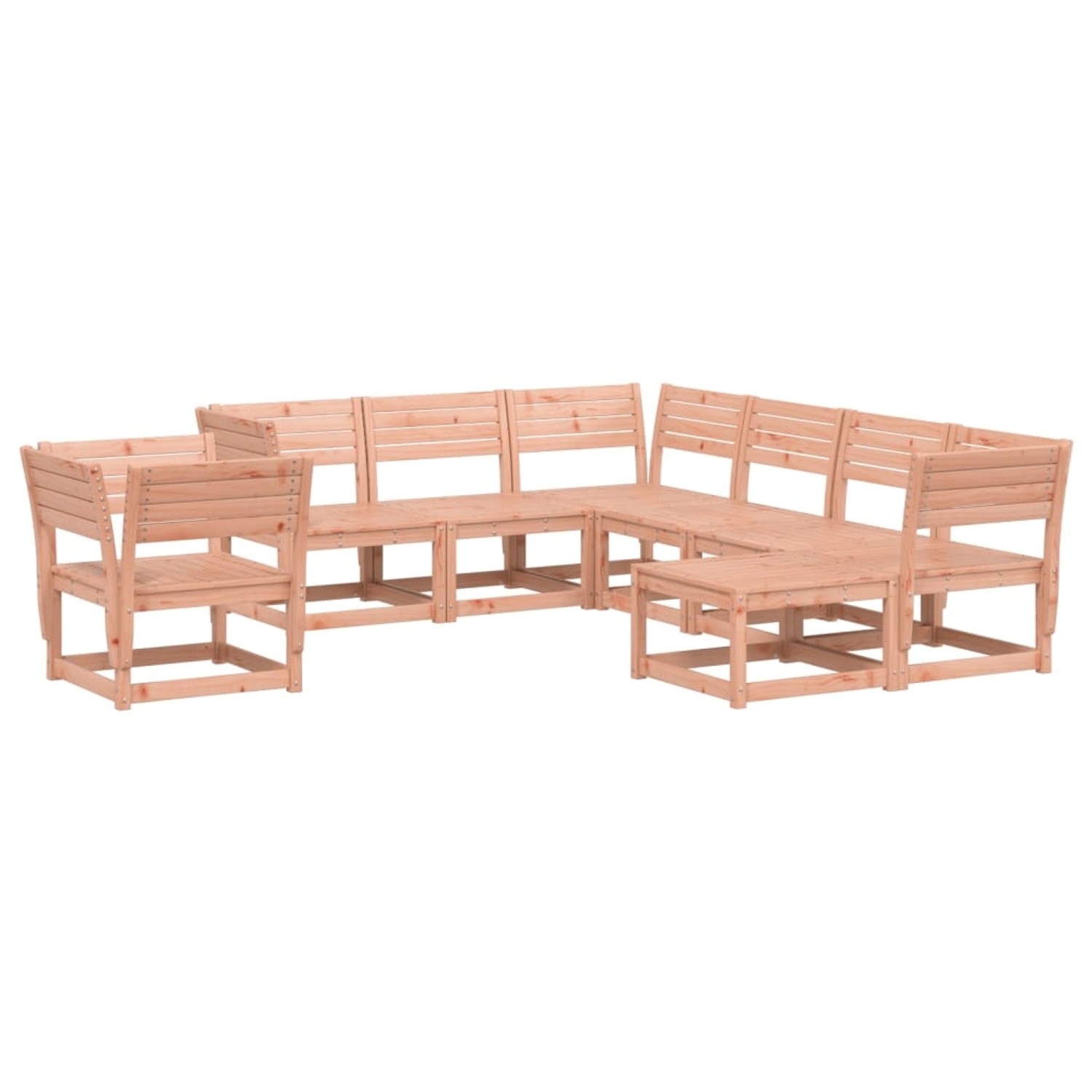 vidaXL 8-tlg Garten-Lounge-Set Massivholz Douglasie Modell 8 günstig online kaufen