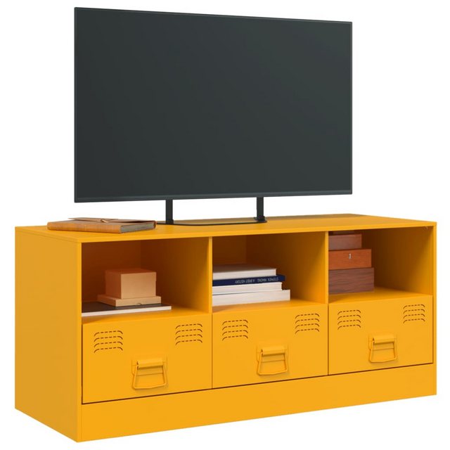 vidaXL TV-Schrank TV-Schrank Senfgelb 99x39x44 cm Stahl günstig online kaufen