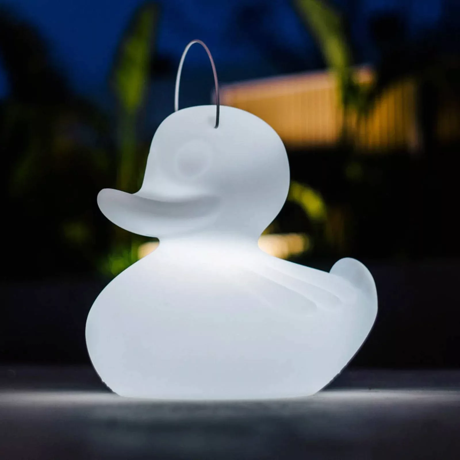 LED-Designleuchte DUCK-DUCK XL für außen in Weiß günstig online kaufen