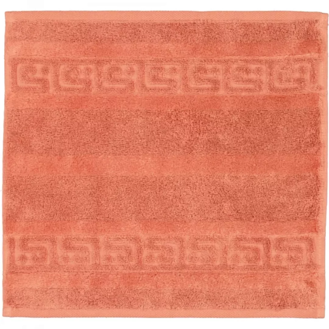 Cawö Handtücher Noblesse Uni 1001 - Farbe: brick - 387 - Seiflappen 30x30 c günstig online kaufen