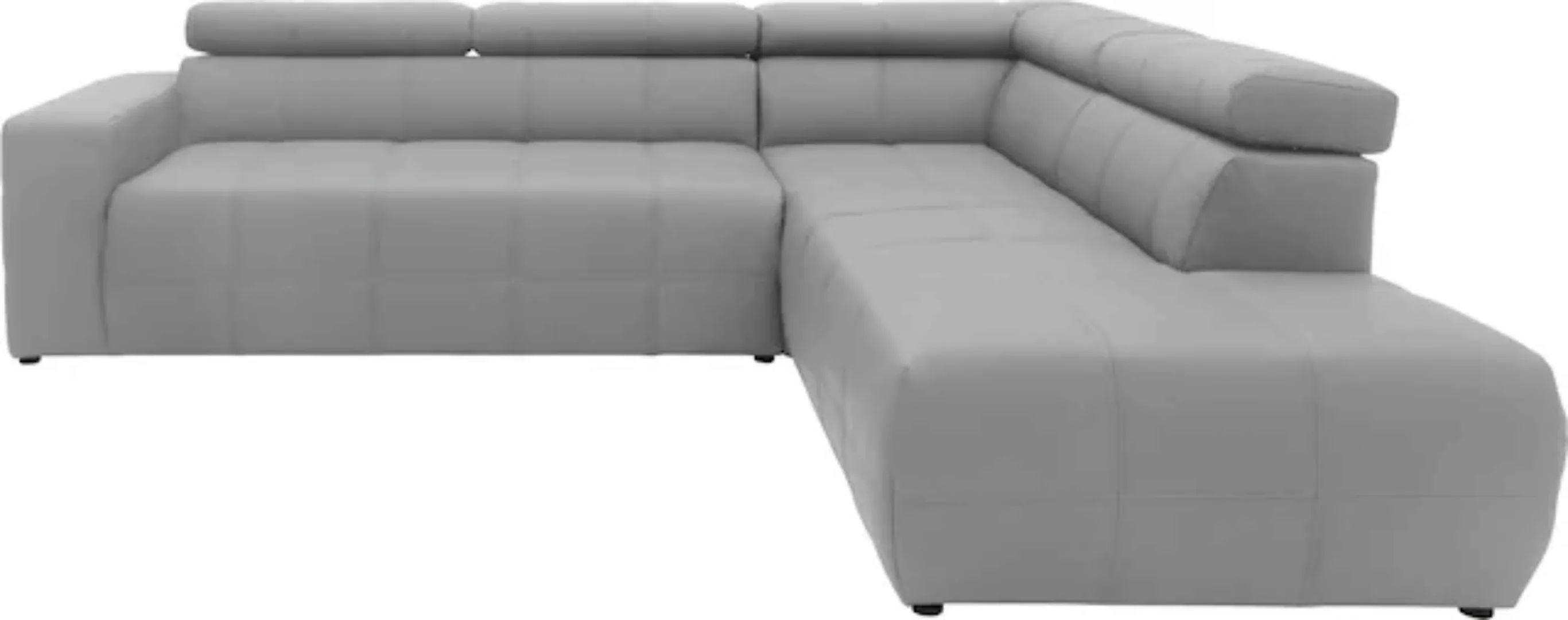 DOMO collection Ecksofa »Brandon L-Form, auch in Leder«, inklusive Kopfteil günstig online kaufen